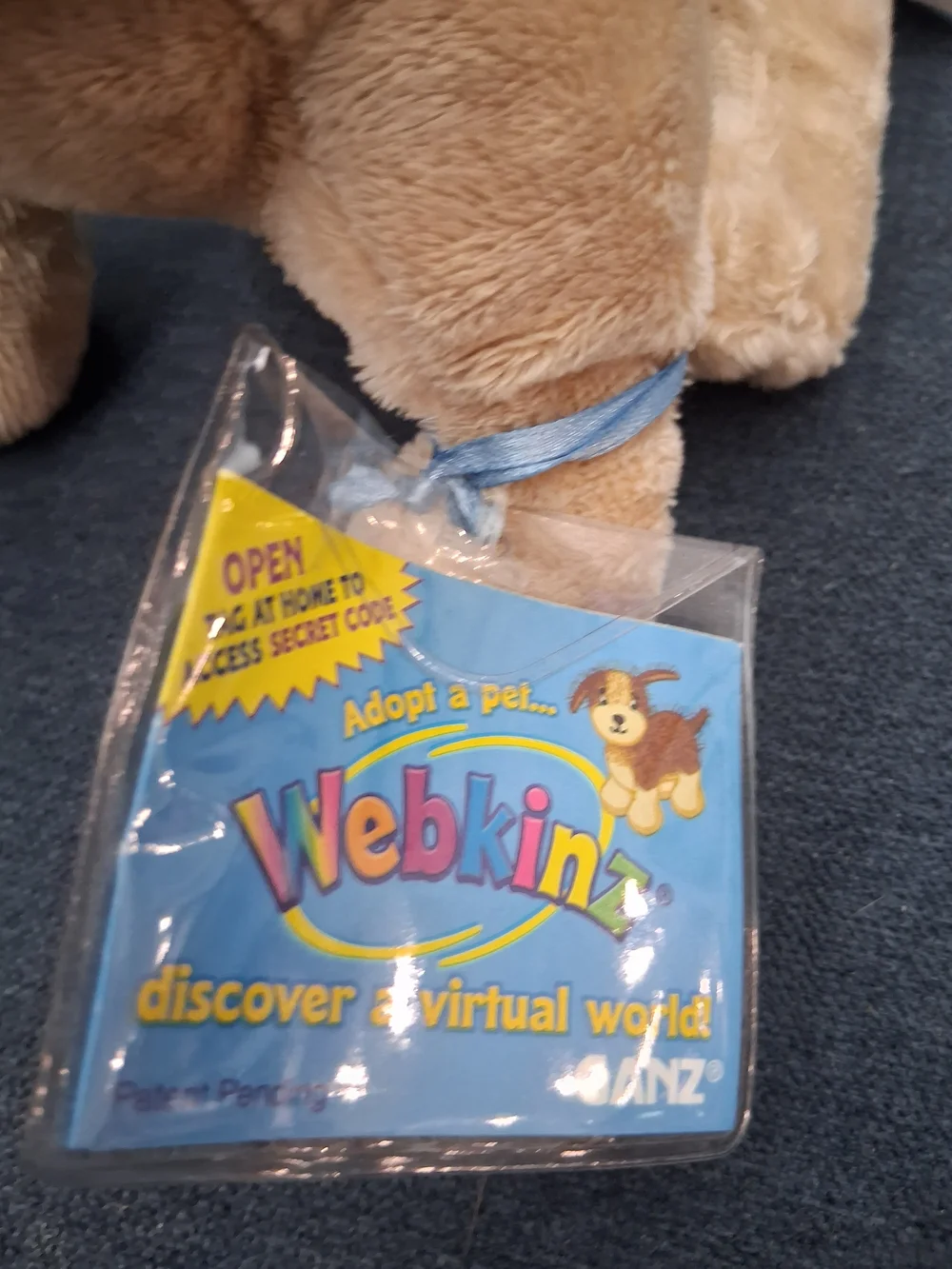 Webkinz Pug Plush HM105 Ganz Sealed Tag Unused Code Stuffed Animal Dog Puppy